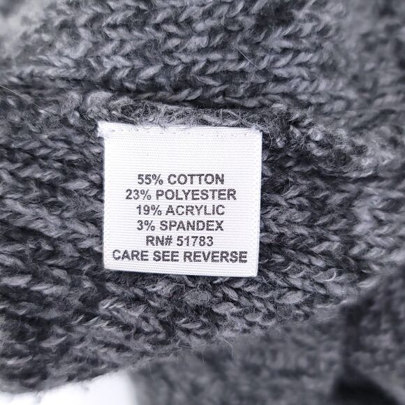 Maurices Sweater Womens Large Cardigan Chunky Knit Button Short Sleeve Scoop - Picture 7 of 9